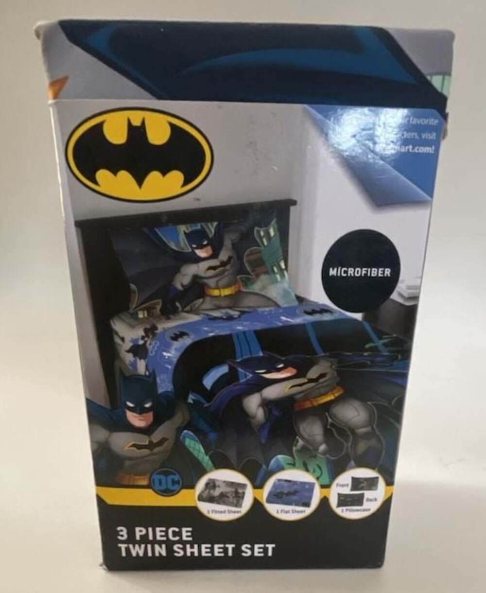 DC Comics Batman Bat Alley 3 Piece Microfiber Twin Sheet Set